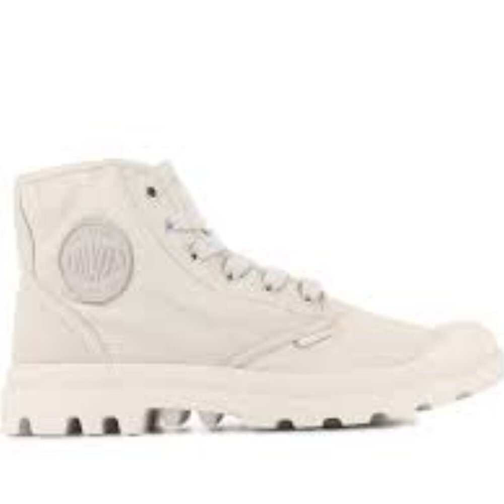 2 - NWT PALLADIUM PAMPA HI WOMEN'S STARWHITE - 100% COTTON - Picture 4 of 5